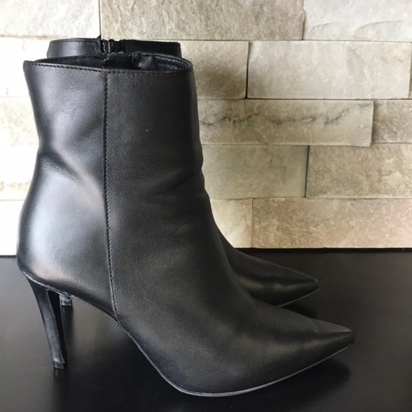 SFW Pointed Leather Boots - Picture 6 of 9